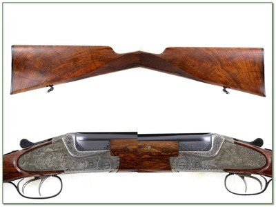 Merkel 2002E (202E) 20 Ga unfired XX Wood hand engraved! - Image 2 of 4