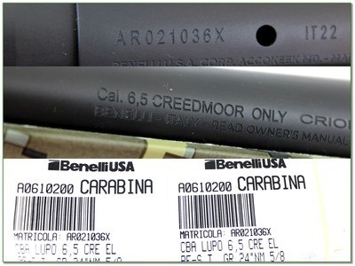 Benelli Lupo 6.5 Creedmoor 24” Elevated Camo LNIB - Image 4 of 4