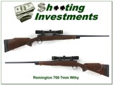 Remington 700 BDL Custom 7mm Weatherby Magnum w/ Leupold! - Image 1 of 4