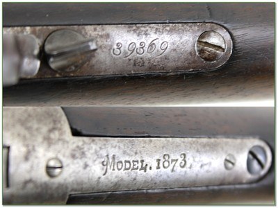 Winchester 1873 44 WCF Made in 1880 24” Lever Rifle - Image 4 of 4