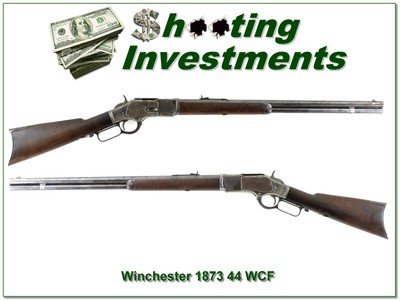 Winchester 1873 44 WCF Made in 1880 24” Lever Rifle - Image 1 of 4