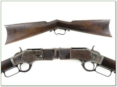 Winchester 1873 44 WCF Made in 1880 24” Lever Rifle - Image 2 of 4