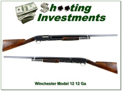 Winchester Model 12 Black Diamond Trap 12 Ga 30” F Solid Rib Shotgun 1927 - Image 1 of 4