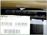 RETAY Masia Mara Bronze 20 Gauge 28in as new in box - Image 4 of 4
