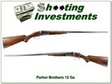 Parker Brothers SXS 12 GA 30” Full Choke Shotgun - Image 1 of 4