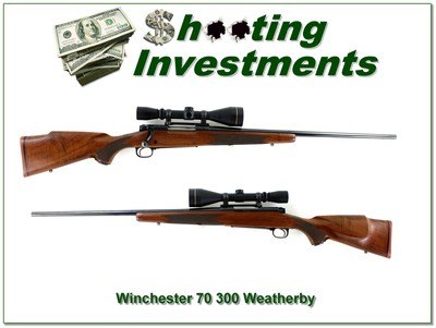 Winchester Model 70 XTR Sporter 300 Wby Mag 24” Rifle w Leupold Scope - Image 1 of 4