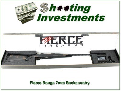 Fierce Twisted Rouge 7mm Backcountry 20” Fluted Rifle with Brake LNIB - Image 1 of 4