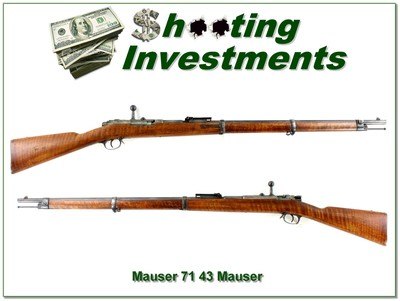Mauser Model 71 / 84 11.5x60 R Cal 43 Mauser 1886 Rifle 31” - Image 1 of 4