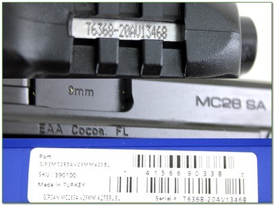 Girsan MC28 SA 4.25” 9mm Pistol NIB - Image 4 of 4