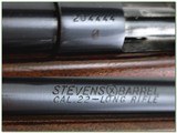 Vintage Stevens 416 Bolt Action Target 22 LR with 10X Unertl scope - Image 4 of 4
