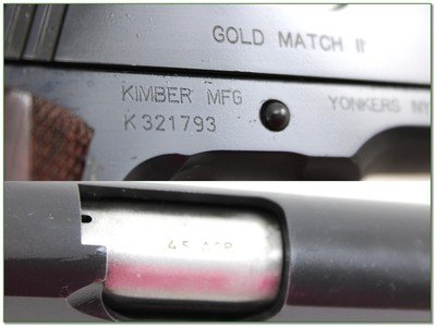 Kimber Gold Match II 45 ACP 1911 With 6 Magazines! - Image 4 of 4