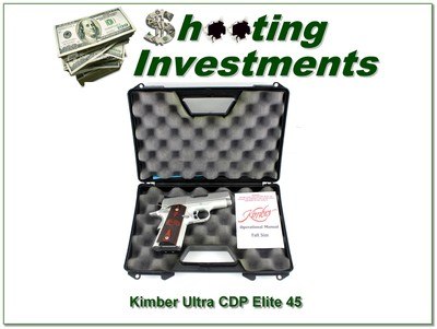 Kimber Ultra CDP Elite STS II 45 ACP 3” 1911 Pistol LNIC 1 of 650 Rare - Image 1 of 4