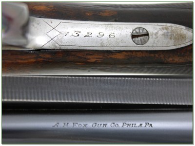 A.H. Fox A Grade SXS 12 Ga 30” Full/Mod Shotgun - Image 4 of 4