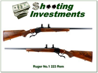 Ruger No. 1 V Varmint 223 Rem Red Pad Rifle 24” HB 1980 Excellent - Image 1 of 4