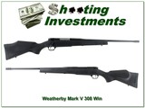 Weatherby Mark V 308 Win Synthetic 22” Rifle w Accubrake Excellent - Image 1 of 4