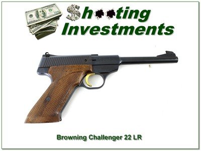 Browning Challenger Belgium 22 LR 6.75” Pistol Excellent 1973 - Image 1 of 4
