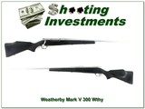 Weatherby Mark V Stainless 300 Wby Mag 26” Rifle Excellent - Image 1 of 4