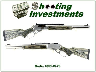Marlin Model 1895SBL 45-70 Stainless JM Marked 18.5” Rifle Like New - Image 1 of 4