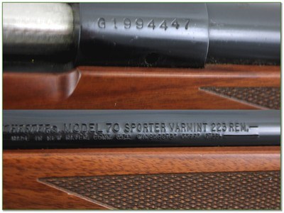 Winchester Sporter Varmint 223 Rem 26in HB - Image 4 of 4