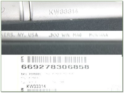 Kimber Montana Model 8400 300 Win Mag 26” Excellent w Box - Image 4 of 4