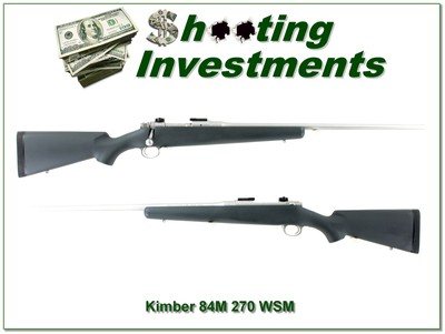 Kimber Model 8400 Montana Stainless Kevlar 270 WSM 24” Rifle - Image 1 of 4