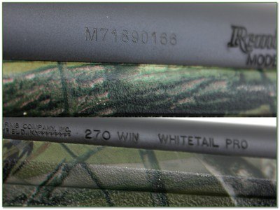 Remington Model 770 Whitetail Pro 270 Win Camo 22” Rifle - Image 4 of 4