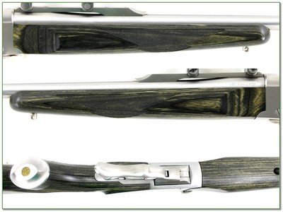 Ruger No. 1 450 Bushmaster Stainless Laminate 20” w Factory Brake and Rings Rare - Image 3 of 4