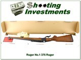 Ruger No. 1 RSI 375 Ruger Mannlicher 20” Rifle NIB 2019 w Rings - Image 1 of 4