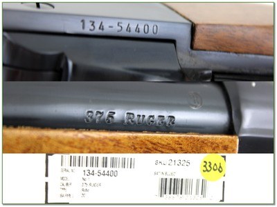 Ruger No. 1 RSI 375 Ruger Mannlicher 20” Rifle NIB 2019 w Rings - Image 4 of 4
