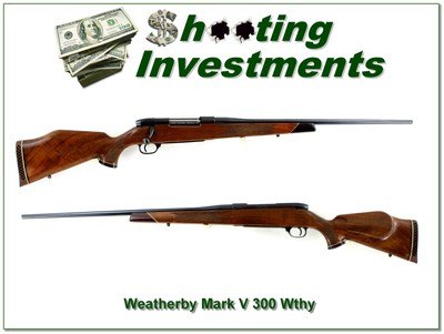Weatherby Mark V German Deluxe 300 Wby Mag 24” Rifle 1971 - Image 1 of 4