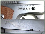 Colt Gold Cup National Match Mark IV Series 70 1911 45 ACP 5” w Box - Image 4 of 4