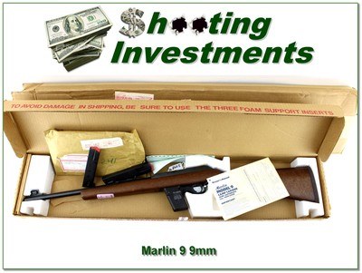 Marlin Model 9 9mm 16.5” Carbine JM Unfired NIB Serial Number 15 Collector!! - Image 1 of 4