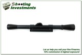 Vintage Weaver 4x 3/4” 22 Tip Off C4 Rimfire Rifle Scope USA w Fine Reticle