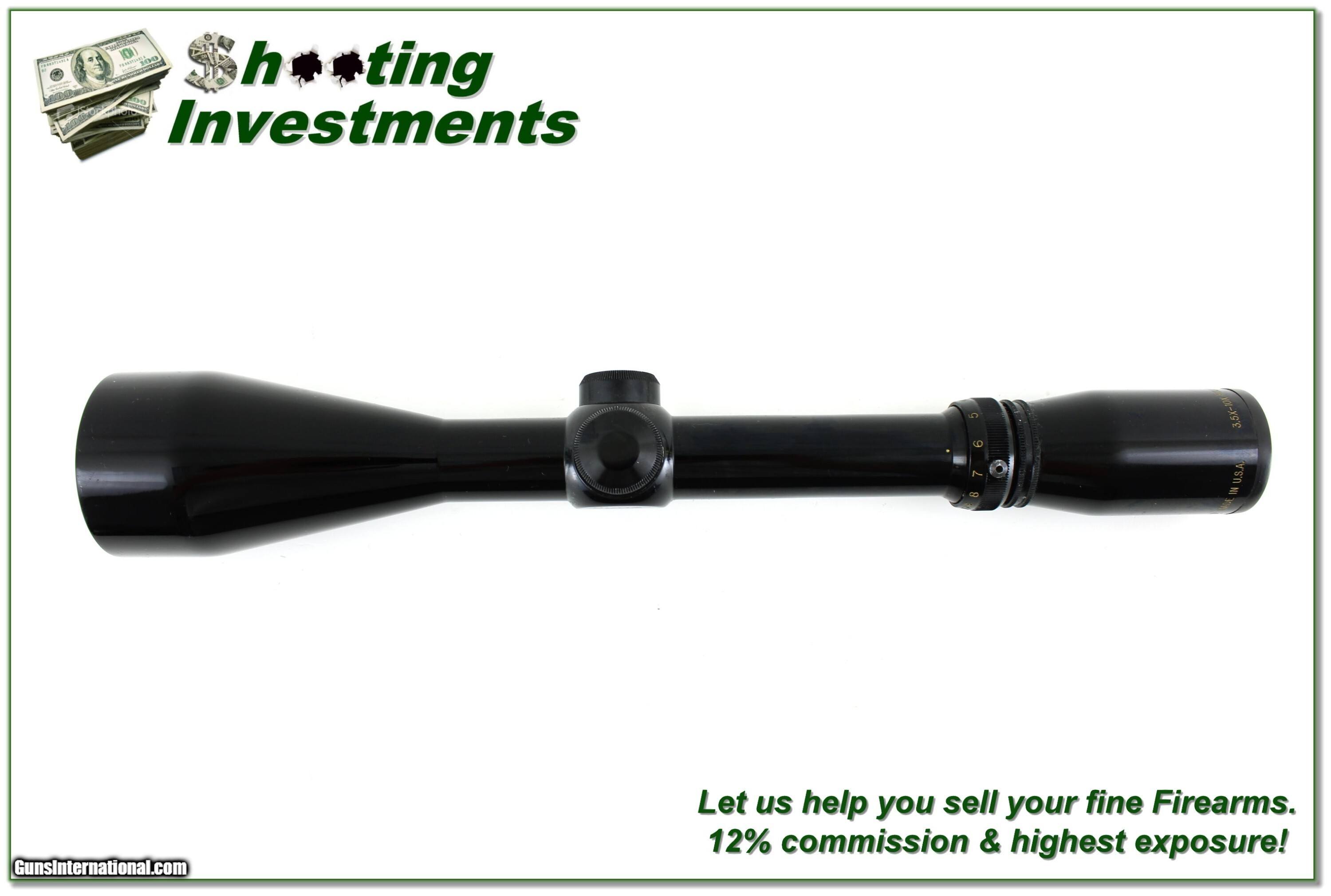 Vintage Burris Fullfield 3.510x50mm Gloss USA Rifle Scope w Duplex — free download