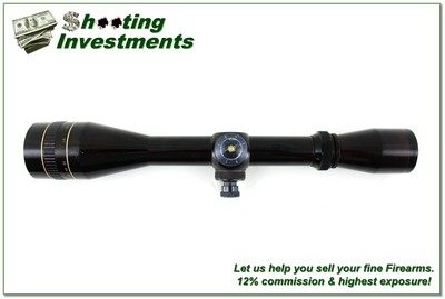 Leupold 3-9x Gloss Rifle Scope w AO, Target Turret Caps, and Duplex Reticle - Image 3 of 4