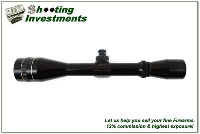 Leupold 3-9x Gloss Rifle Scope w AO, Target Turret Caps, and Duplex Reticle - Image 1 of 4
