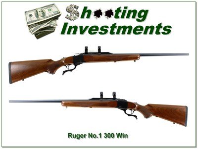 Ruger No. 1 B Standard 300 Win Mag 26” Rifle w Rings 2001 - Image 1 of 4