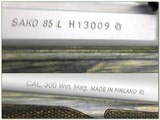 Sako Model 85 L Grey Wolf 300 Win Mag Laminate Stainless 24” Rifle Excellent - Image 4 of 4