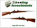 Ruger M77 7mm Rem Mag Red Pad 24” Rifle w Rings 1983 - Image 1 of 4