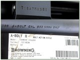 Browning A Bolt II Varmint Stalker 223 WSSM 24” HB NIB Appear Unfired - Image 4 of 4