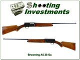 Browning A5 Twenty 20 Ga Belgium Shotgun 28” Mod 1962 - Image 1 of 4