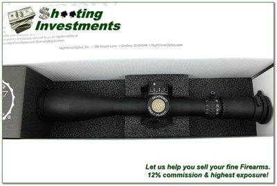 Nightforce ATACR 7-35x56mm F1 Rifle Scope w MIL-XT Tremor 3 Reticle w Box and Papers - Image 1 of 5