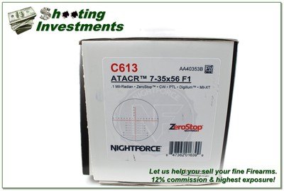 Nightforce ATACR 7-35x56mm F1 Rifle Scope w MIL-XT Tremor 3 Reticle w Box and Papers - Image 5 of 5