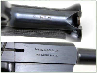 Browning Nomad 22 LR 4.5” Semi Auto Pistol Belgium 1967 Excellent - Image 4 of 4
