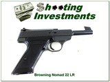 Browning Nomad 22 LR 4.5” Semi Auto Pistol Belgium 1967 Excellent - Image 1 of 4