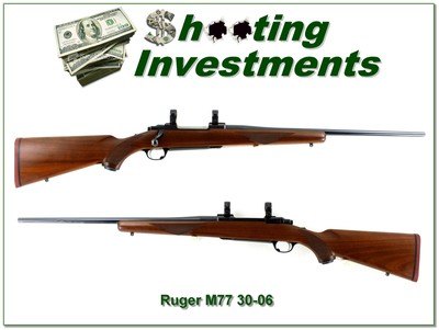 Ruger Model M77 30-06 Red Pad 22” Rifle 1987 w Rings Near New - Image 1 of 4