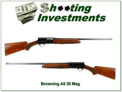 Browning A5 Magnum Twenty 20 Ga Belgium 28” Shotgun 1969 - Image 1 of 4