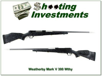 Weatherby Mark V Accumark 300 Wby Mag 26” Rifle Excellent - Image 1 of 4