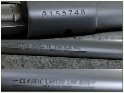 Winchester Model 70 7mm Rem Classic Laredo LRH BOSS 26” HB Excellent - Image 4 of 4