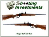 Ruger No. 1 V Varminter 223 Rem Red Pad 24” HB 1980 Excellent - Image 1 of 4